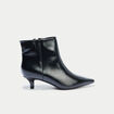Bottines &agrave; talon noir femme