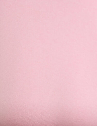Sweat oversize col rond manches longues rose clair femme
