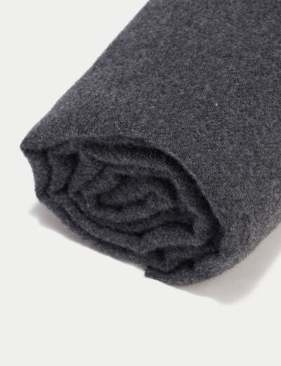 &Eacute;charpe chin&eacute;e gris fonc&eacute; femme