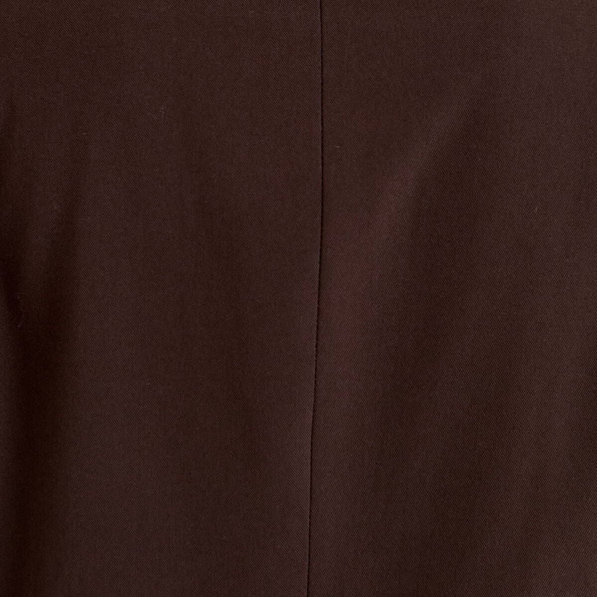 Blazer ajust&eacute; manches longues marron fonc&eacute; femme
