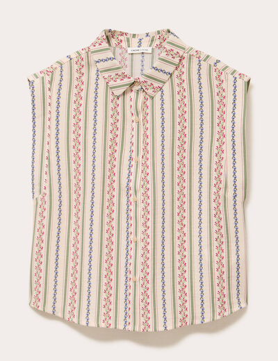 Chemise multicolore femme