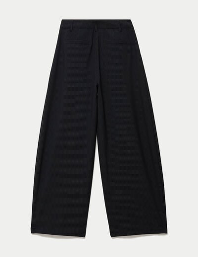 Pantalon bootcut taille standard noir femme
