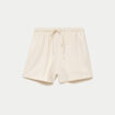 Short coupe flare ecru femme