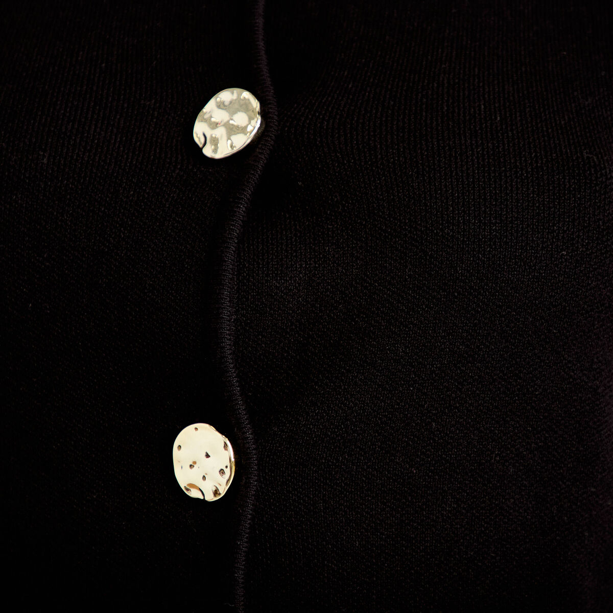 Gilet sans manches cropped noir femme