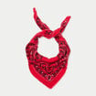 Foulard rouge femme