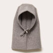 Cagoule beige femme