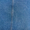 Jupe-short trap&egrave;ze en jean denim double stone femme