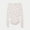 Top dentelle pliss&eacute; col bateau blanc femme