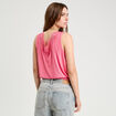 D&eacute;bardeur cintr&eacute; rose femme