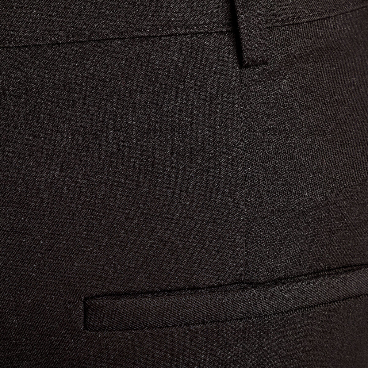 Pantalon large ventre plat noir femme