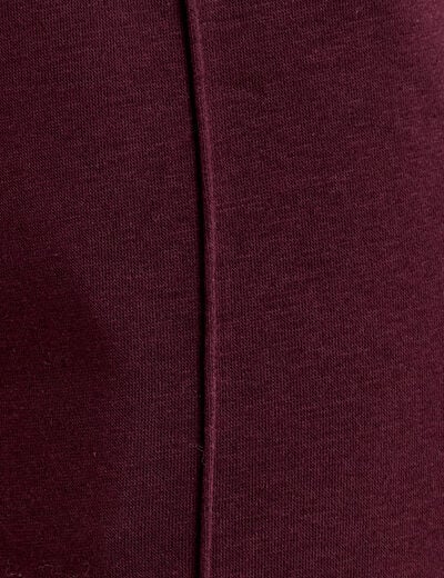 Pantalon large style jogging prune femme