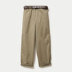Pantalon chino avec ceinture amovible gris femme