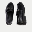 Mocassins noir femme