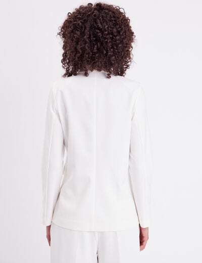 Veste blazer ecru femme