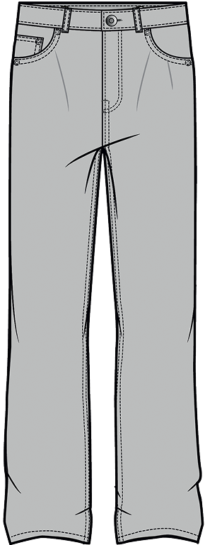 Croquis coupe straight
