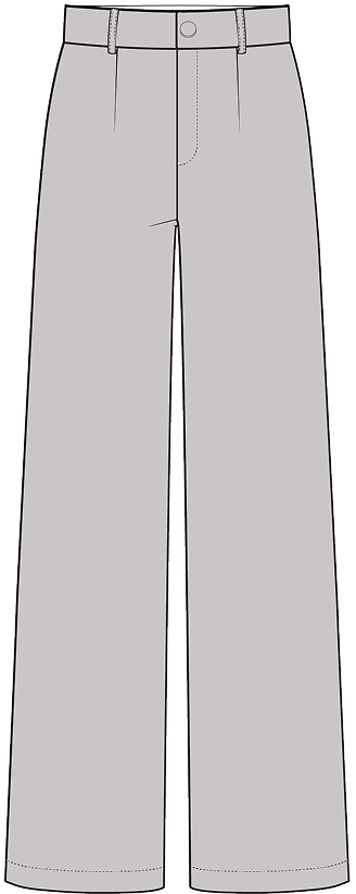 Croquis coupe Wide Leg