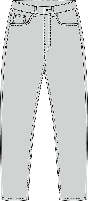 Croquis coupe mom