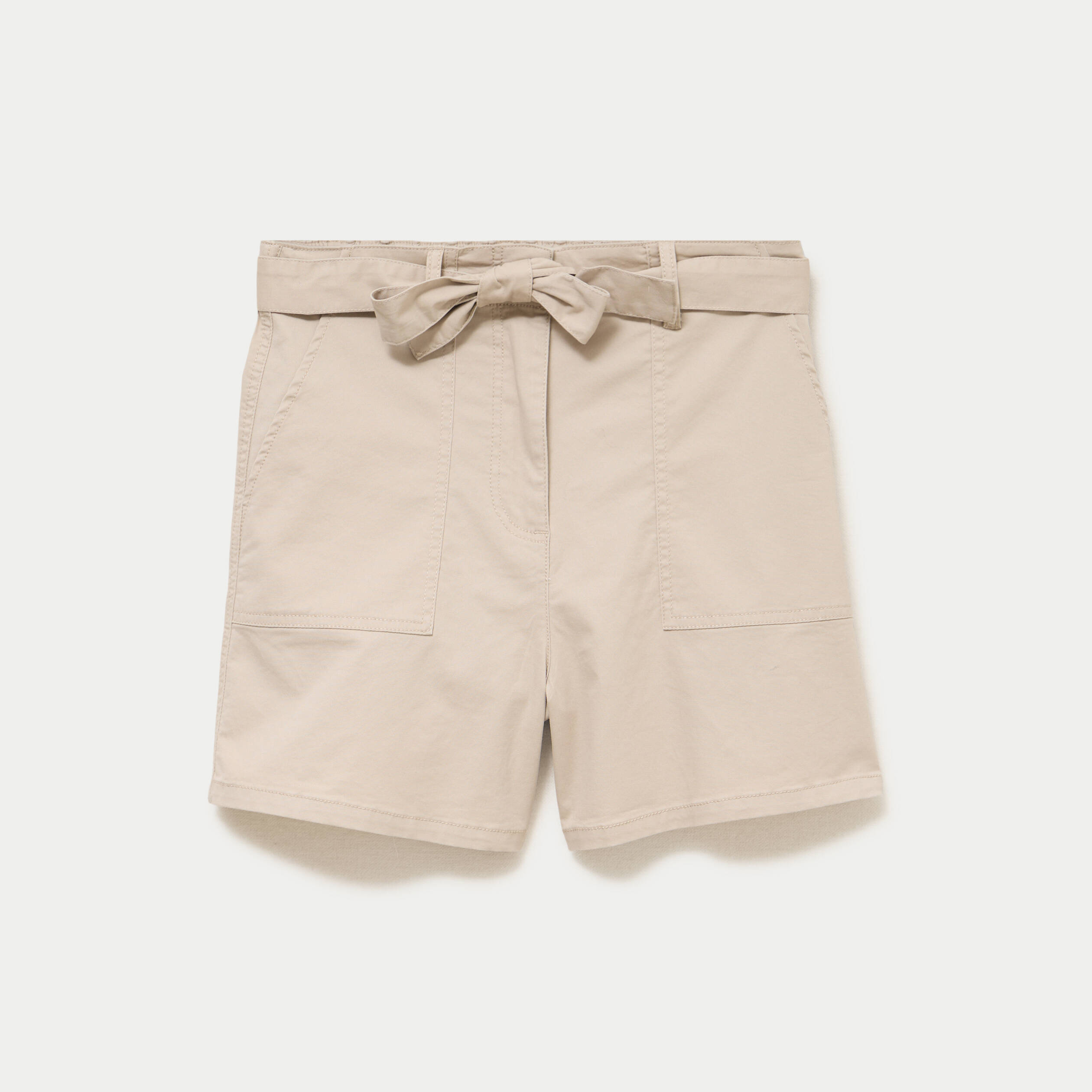 Short beige femme