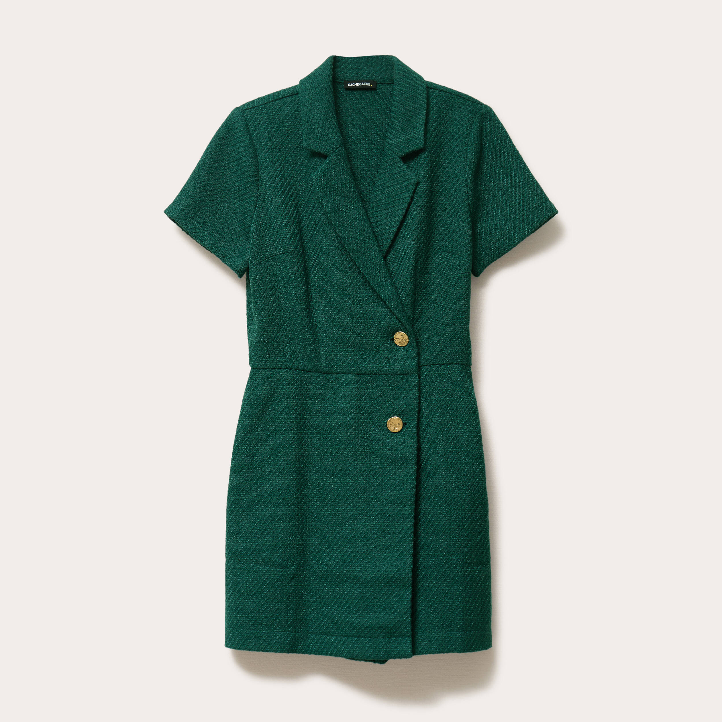 Combishort Chantal B En Lin Vert - Taille Unique - Neuf Avec étiquettes (étiqueté 59€)