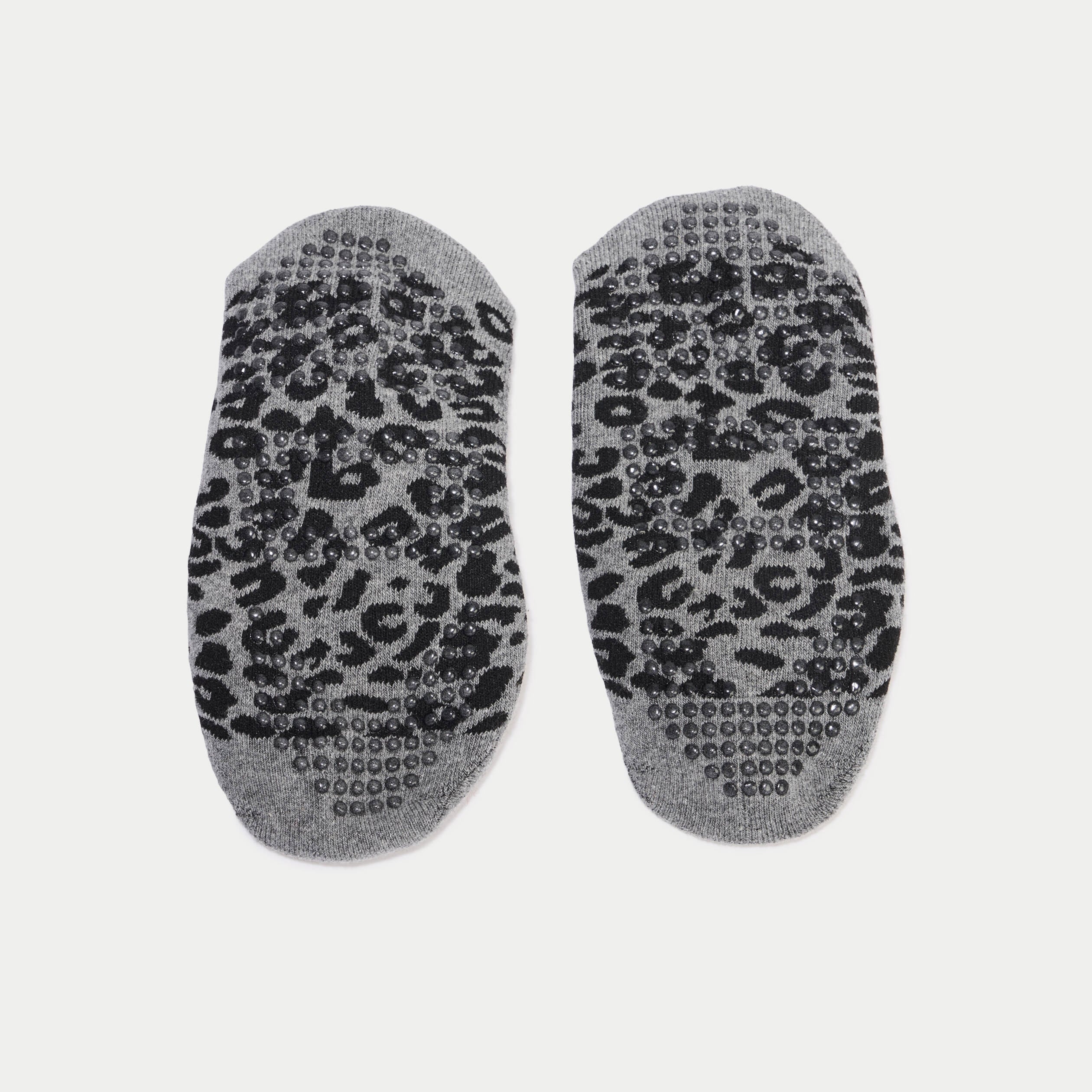 Chaussettes gris fonc&eacute; femme