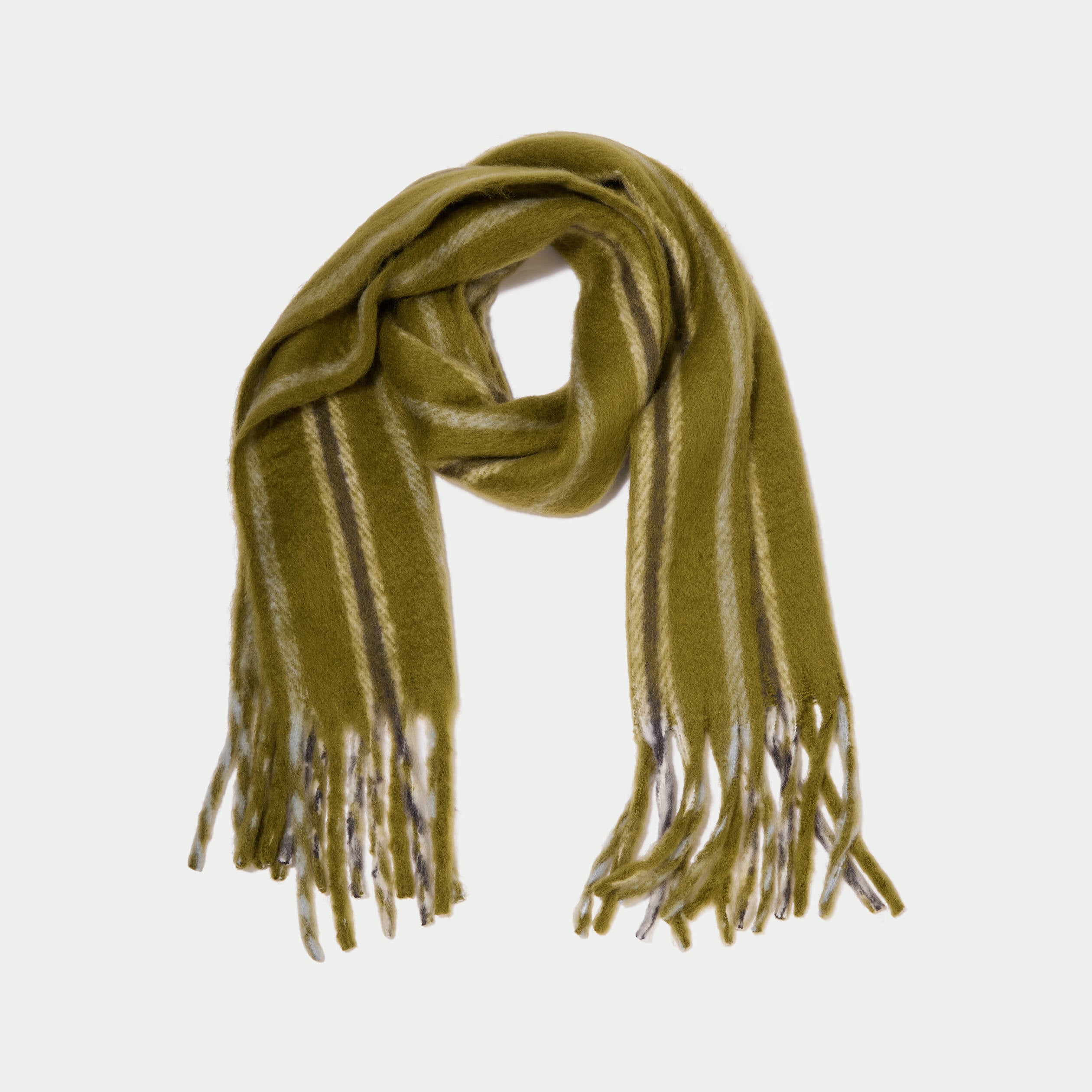 Echarpe vert fonc&eacute; femme