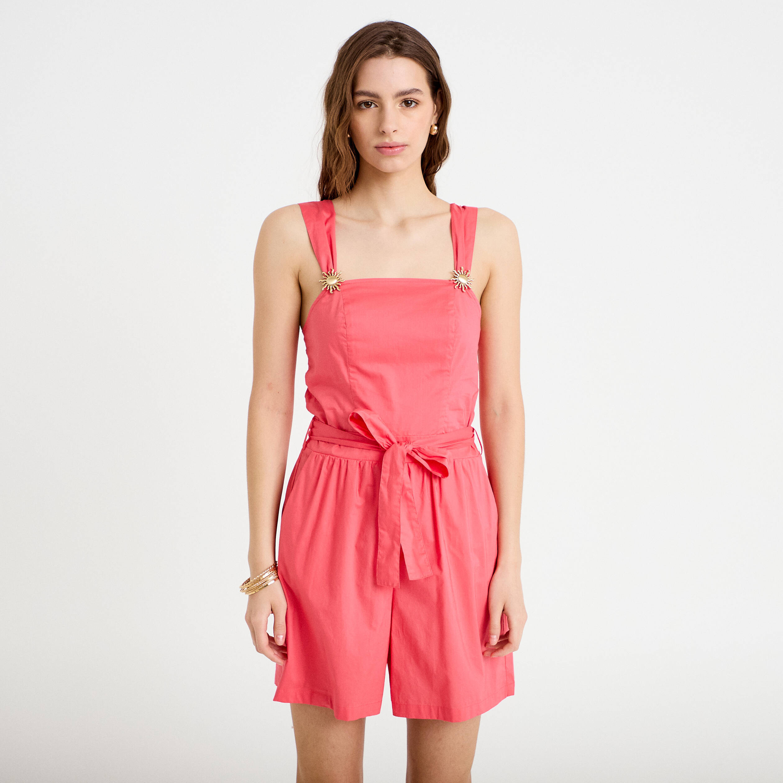 Combishort rose femme
