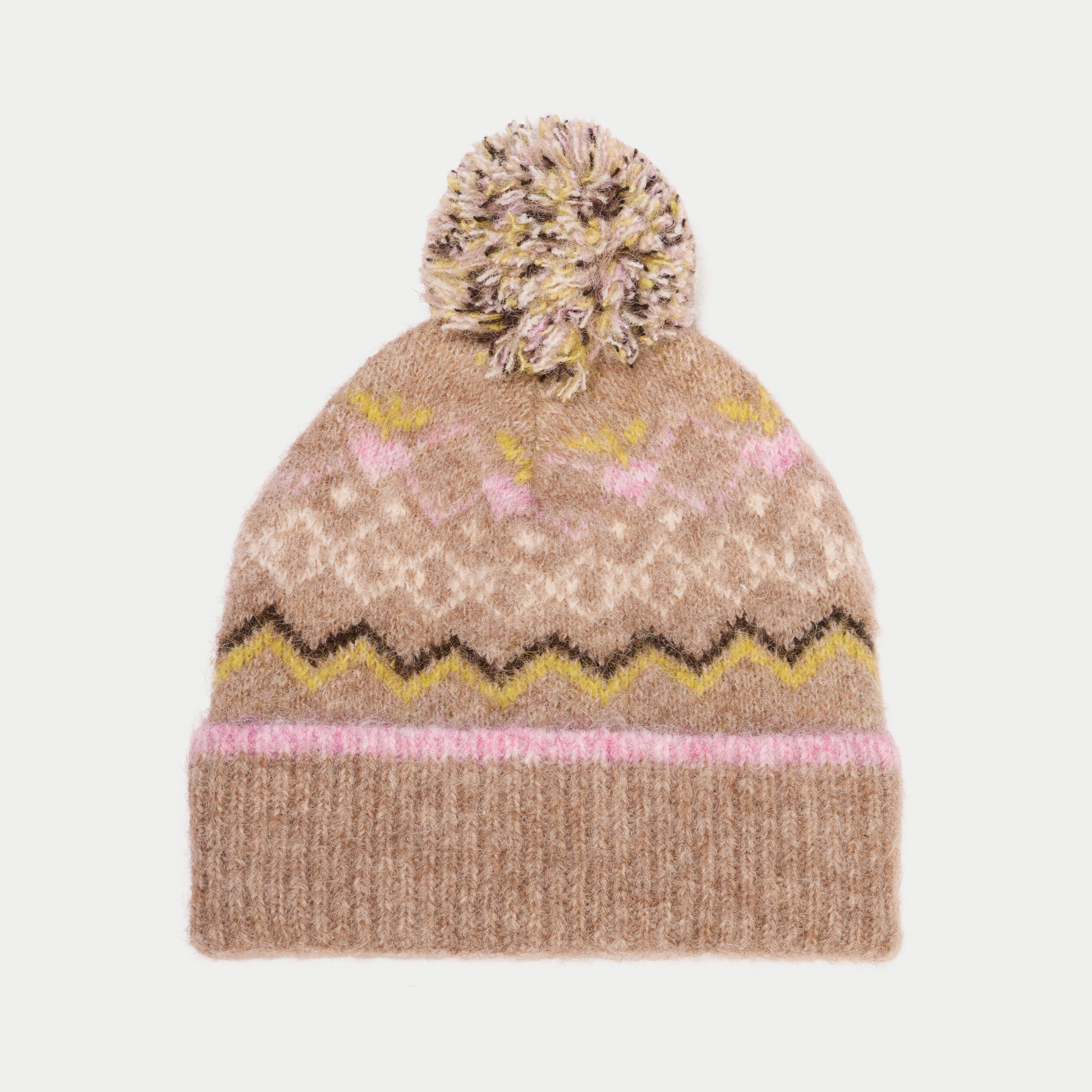 Bonnet taupe femme