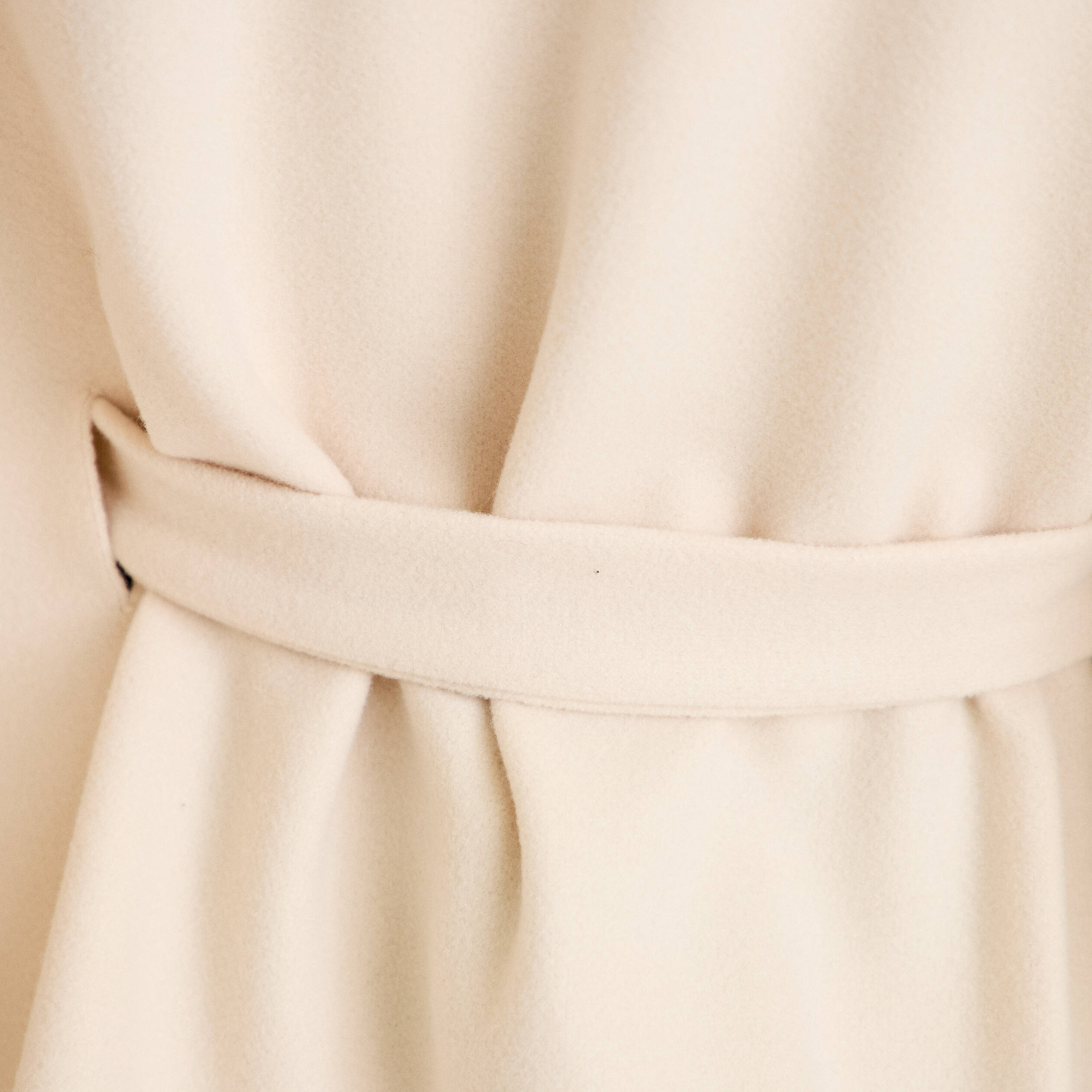 Poncho en fausse fourrure ivoire femme