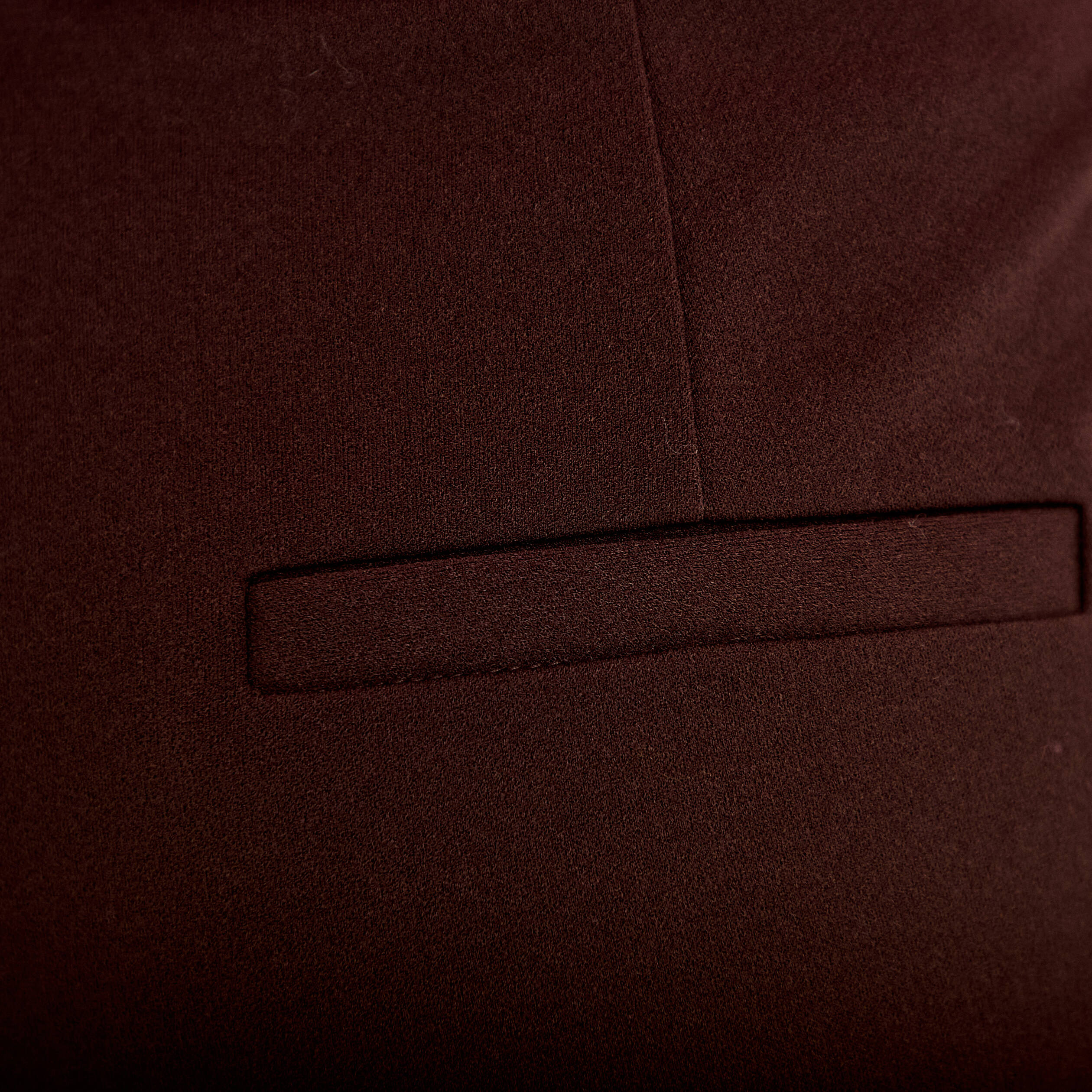 Pantalon large marron fonc&eacute; femme