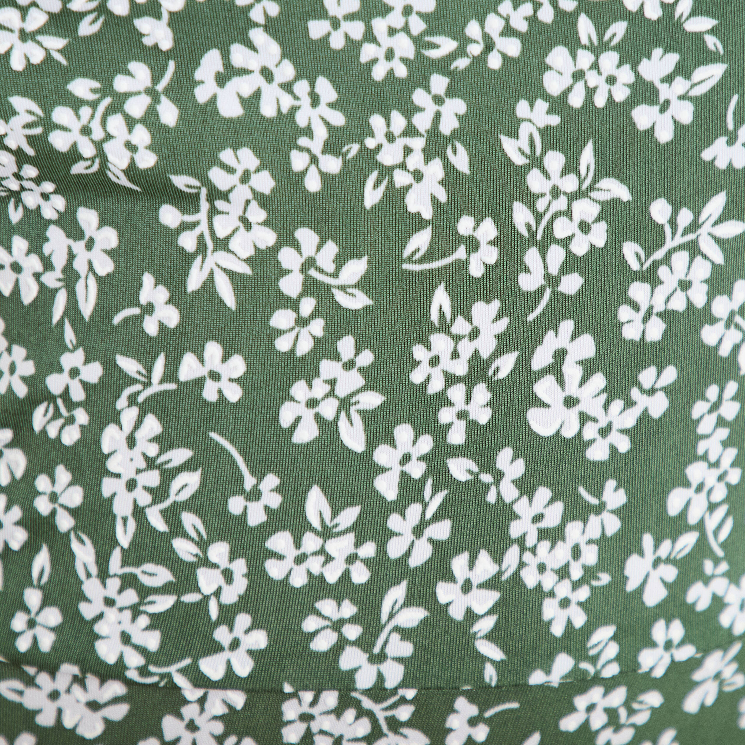 Robe longue ajust&eacute;e vert femme