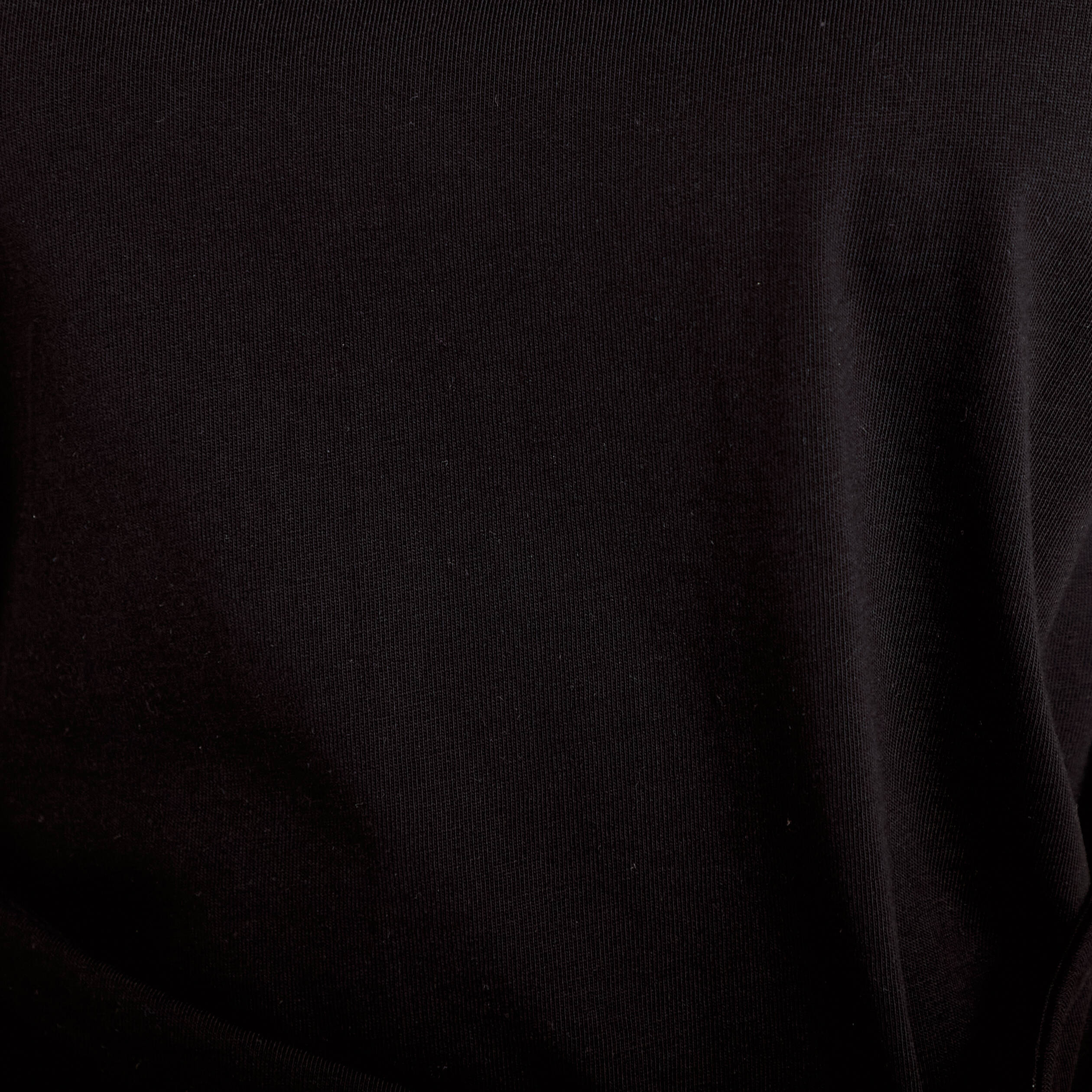 T-shirt ceintur&eacute; noir femme