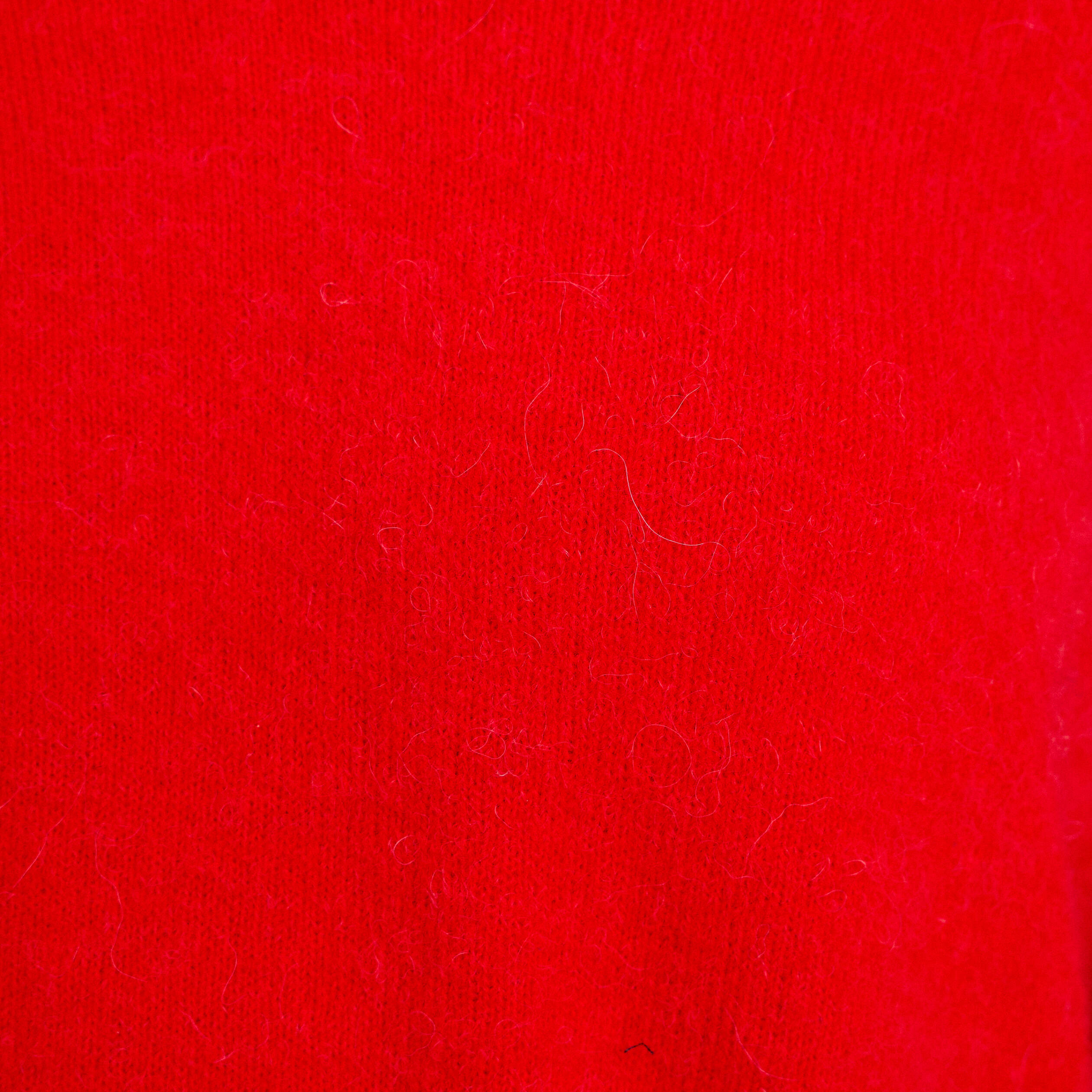 Pull manches longues rouge femme