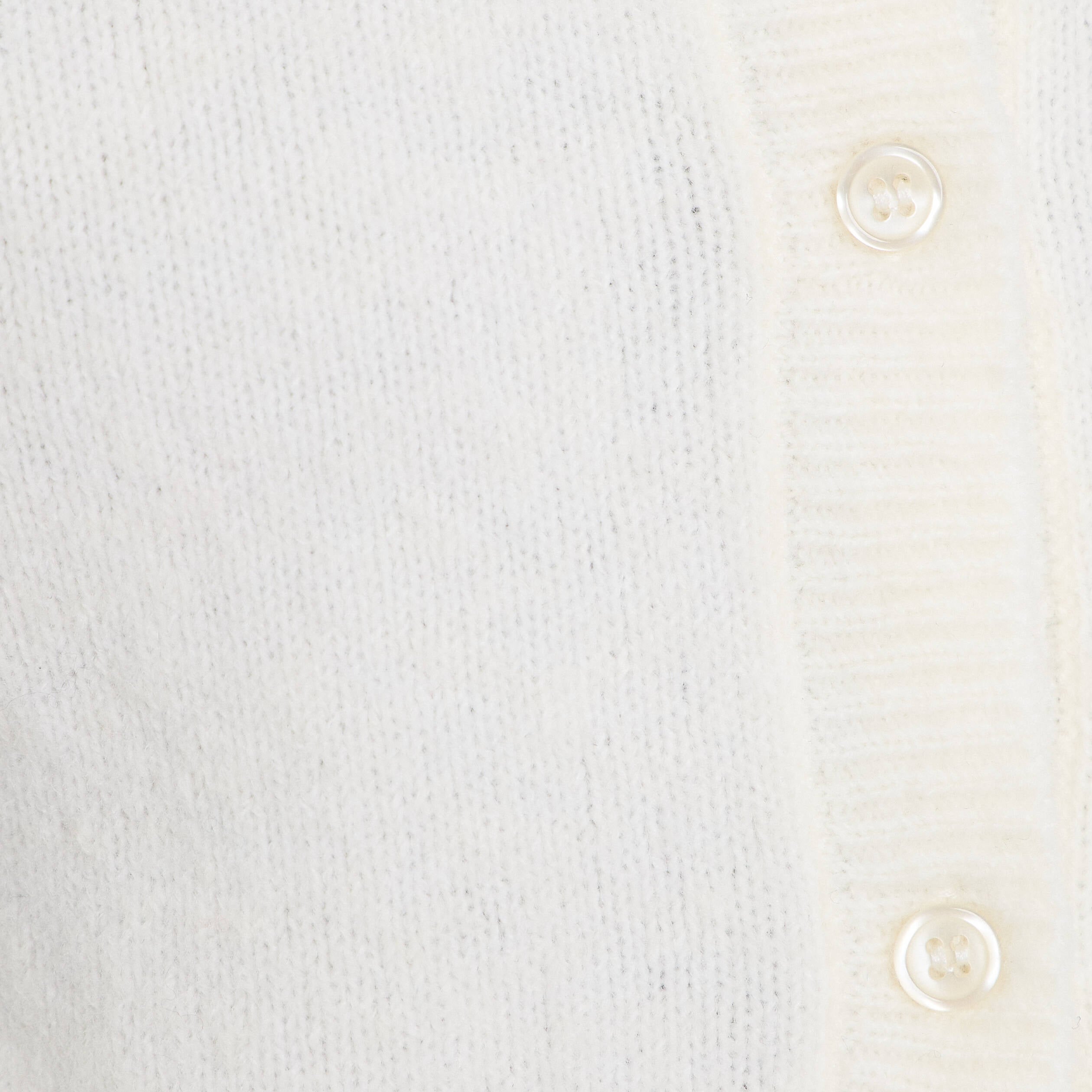 Gilet fleurs en relief ecru femme