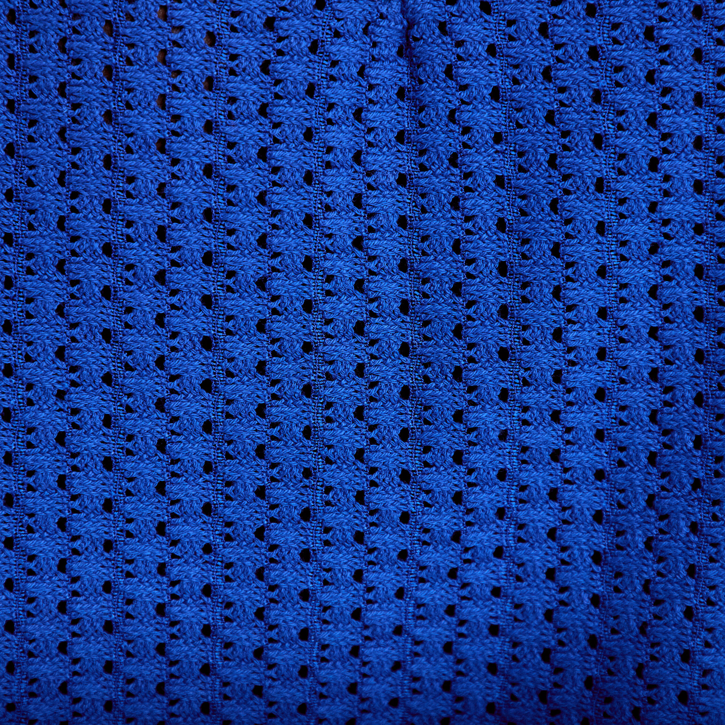 D&eacute;bardeur ajour&eacute; bleu electrique femme
