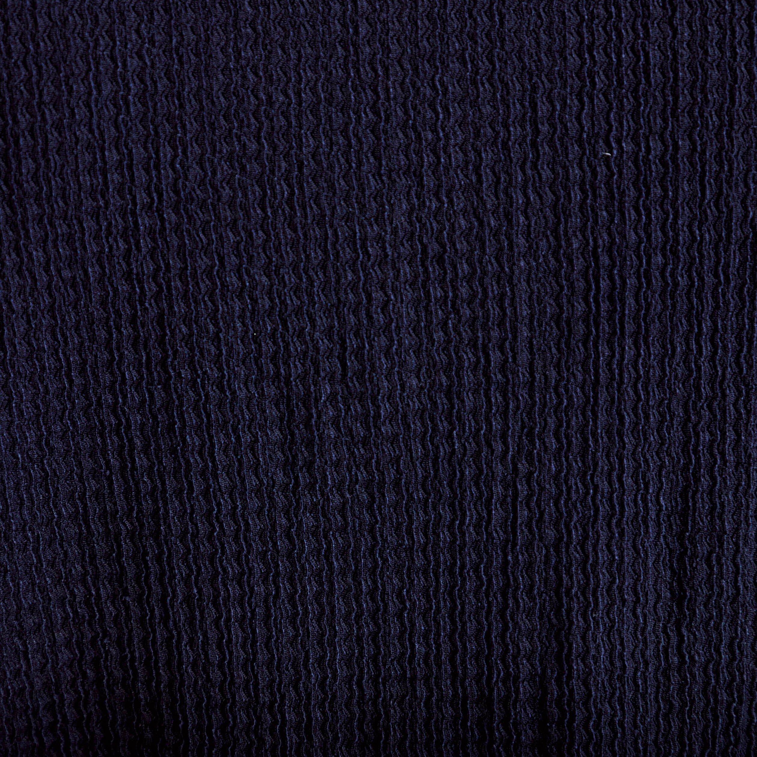 Blouse broderie manches longues bleu marine femme