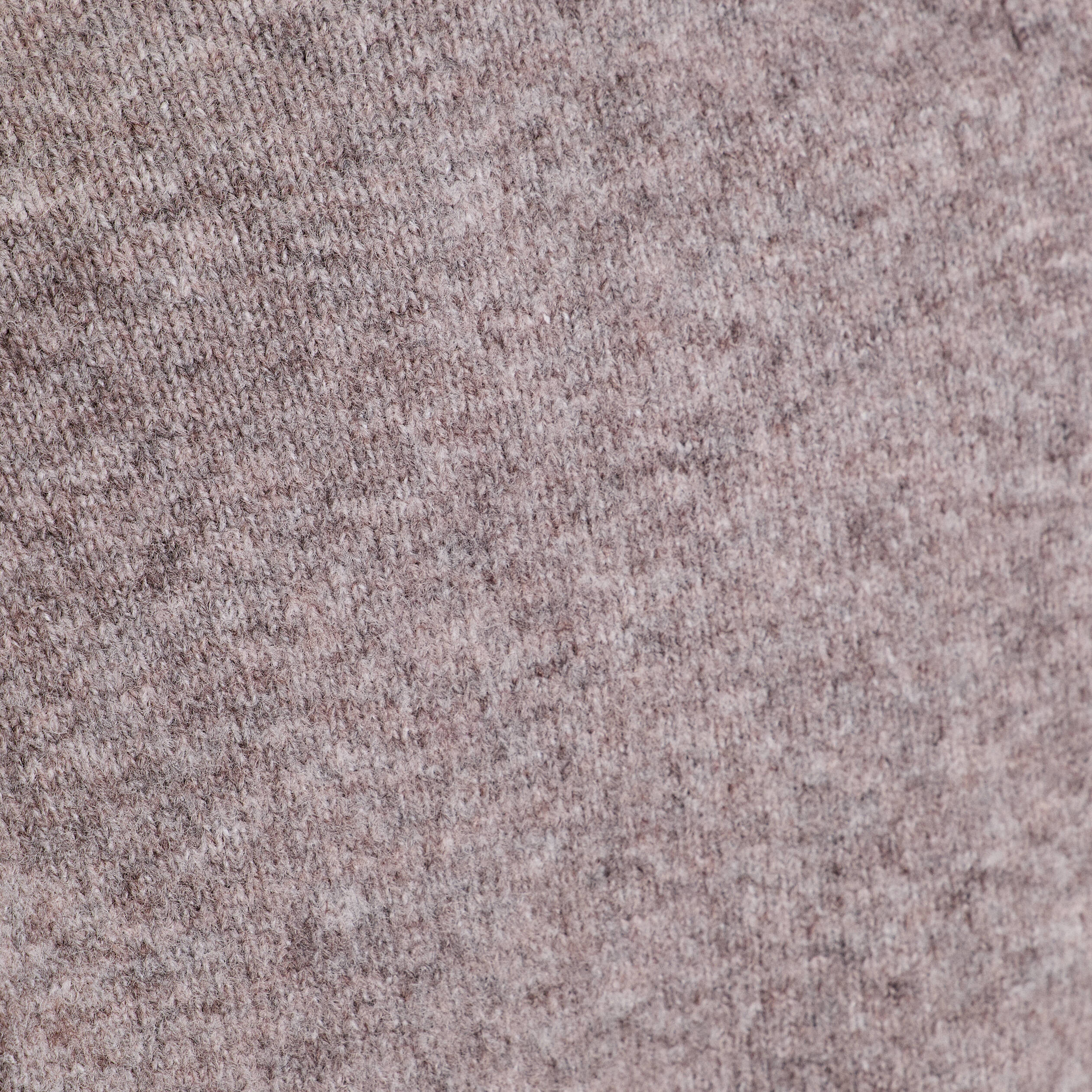 Gilet court nou&eacute; taupe femme