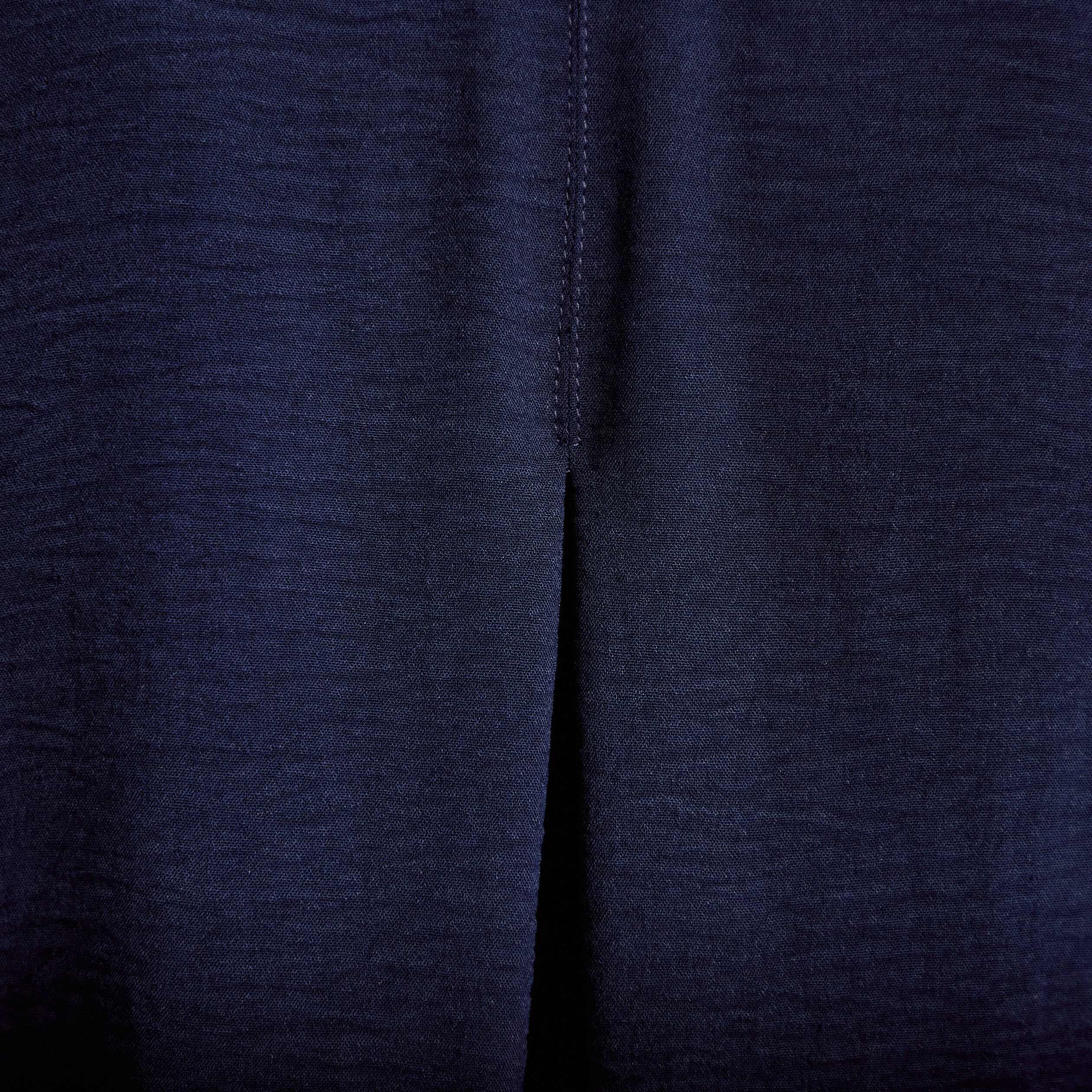 Blouse manches longues bleu marine femme