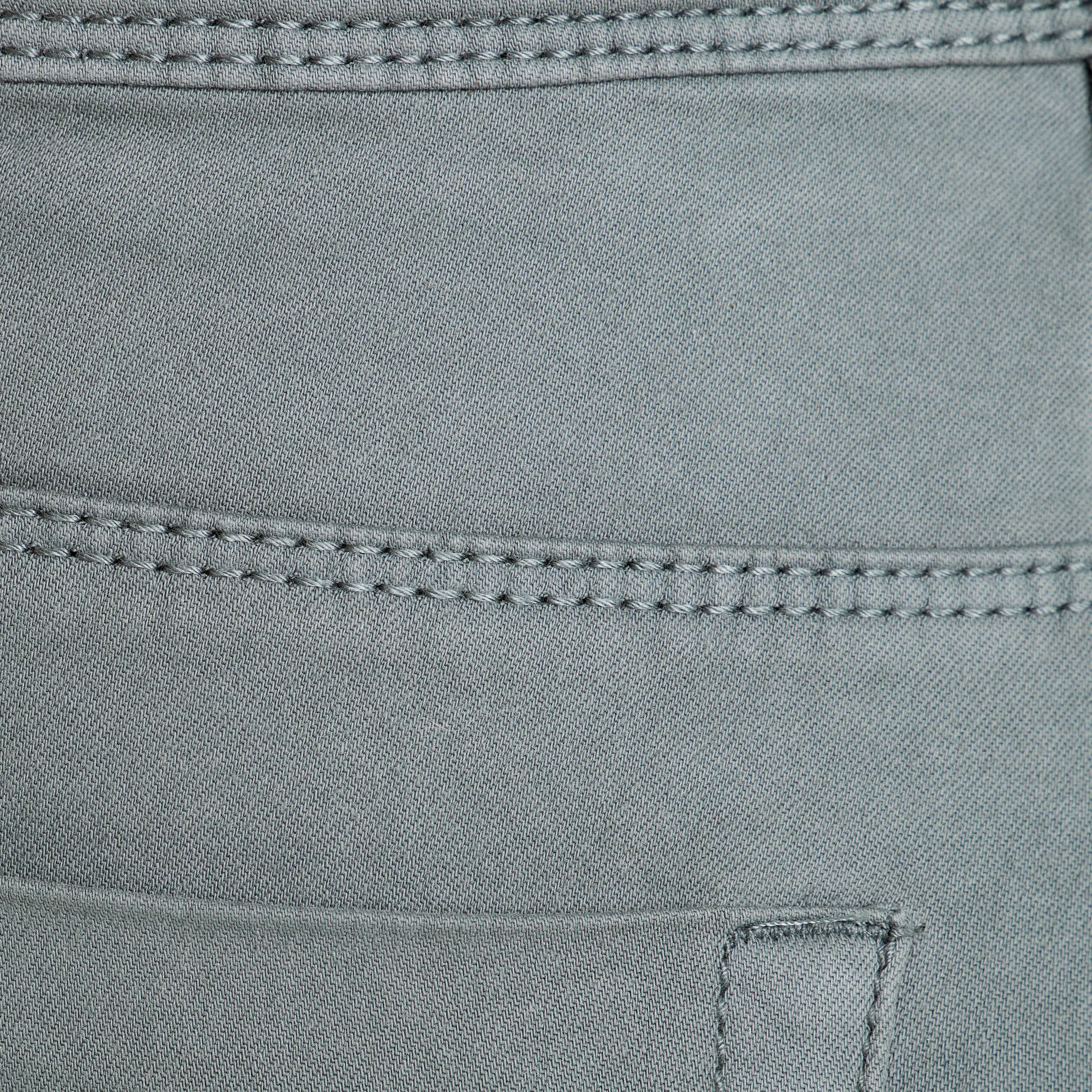 Jeans slim 5 poches vert fonc&eacute; femme