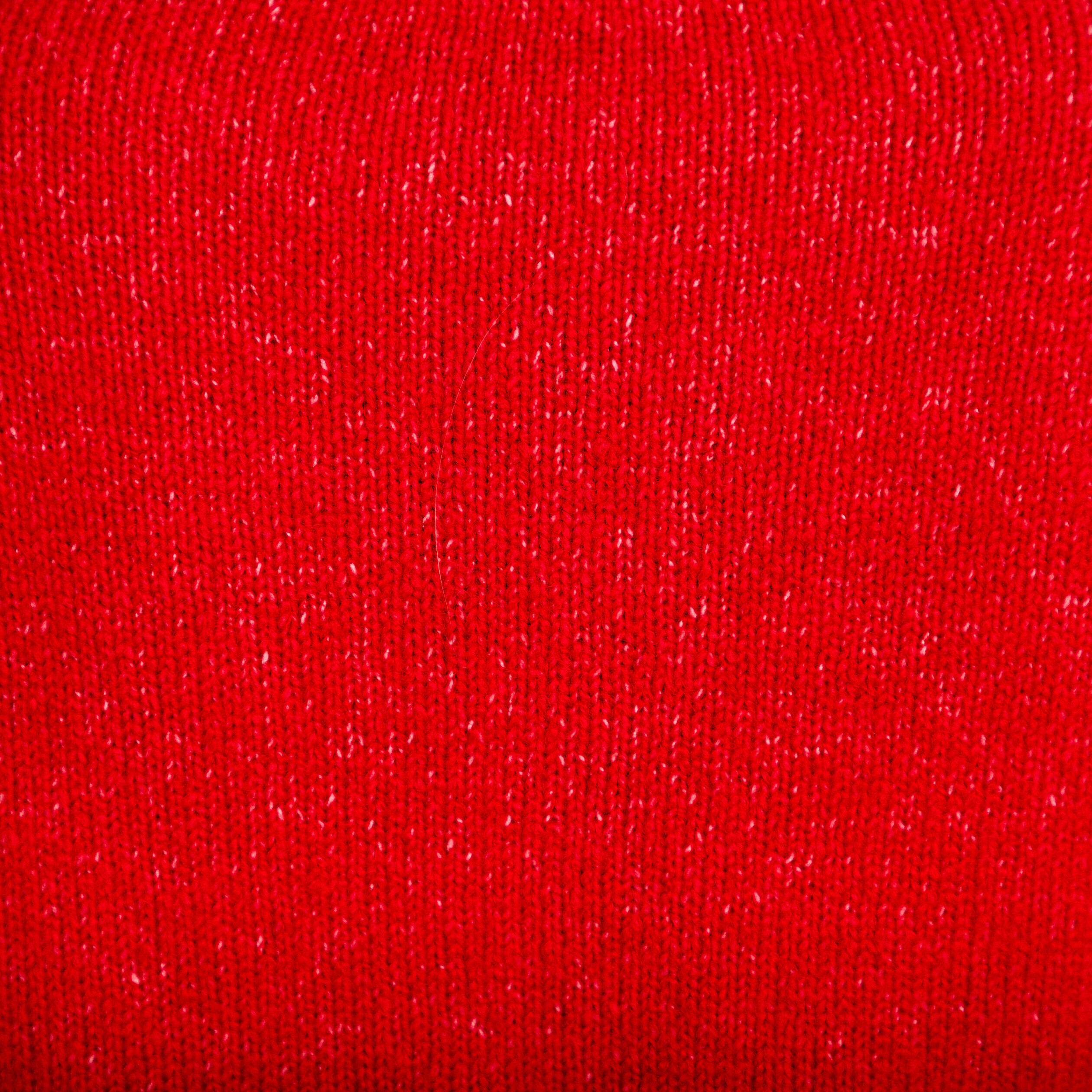 Pull manches longues rouge femme