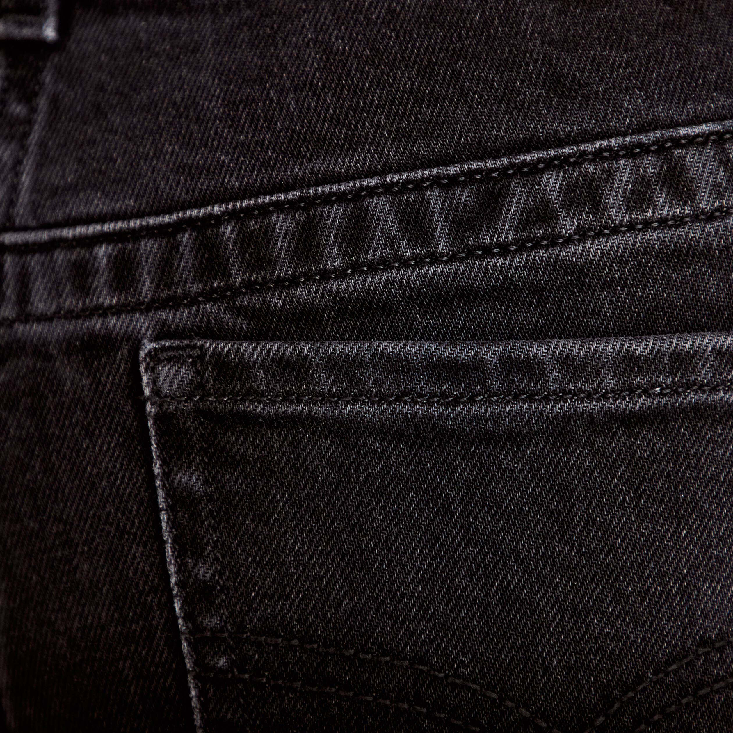 Jean bootcut taille basse denim snow noir femme