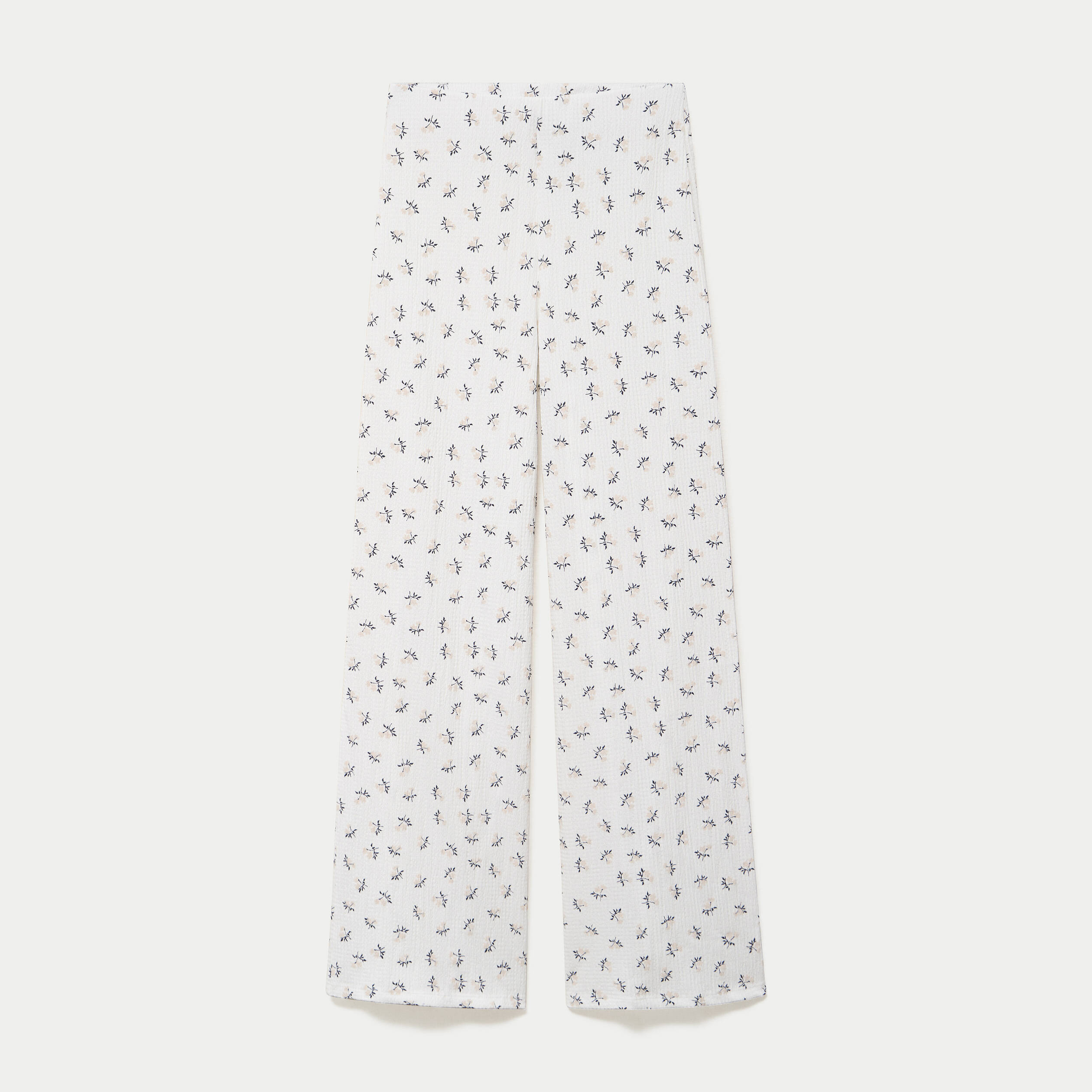 Pantalon bootcut taille standard blanc femme