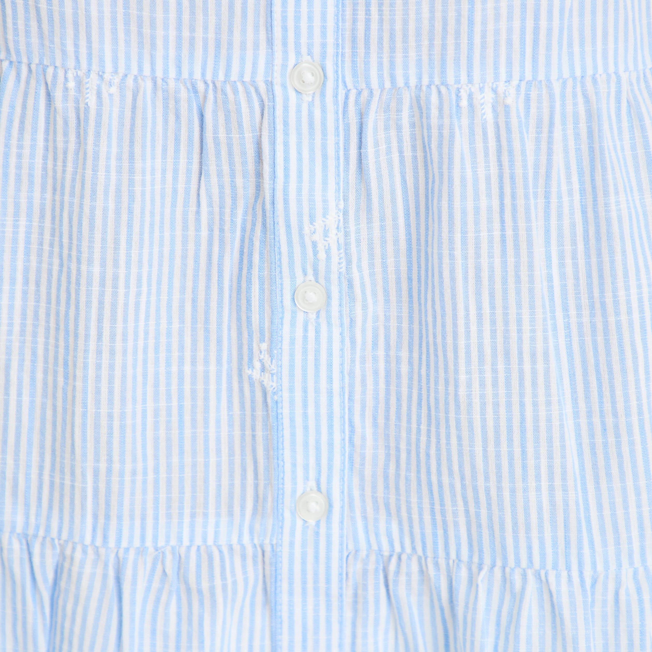 Chemise droite manches 3/4 blanc femme