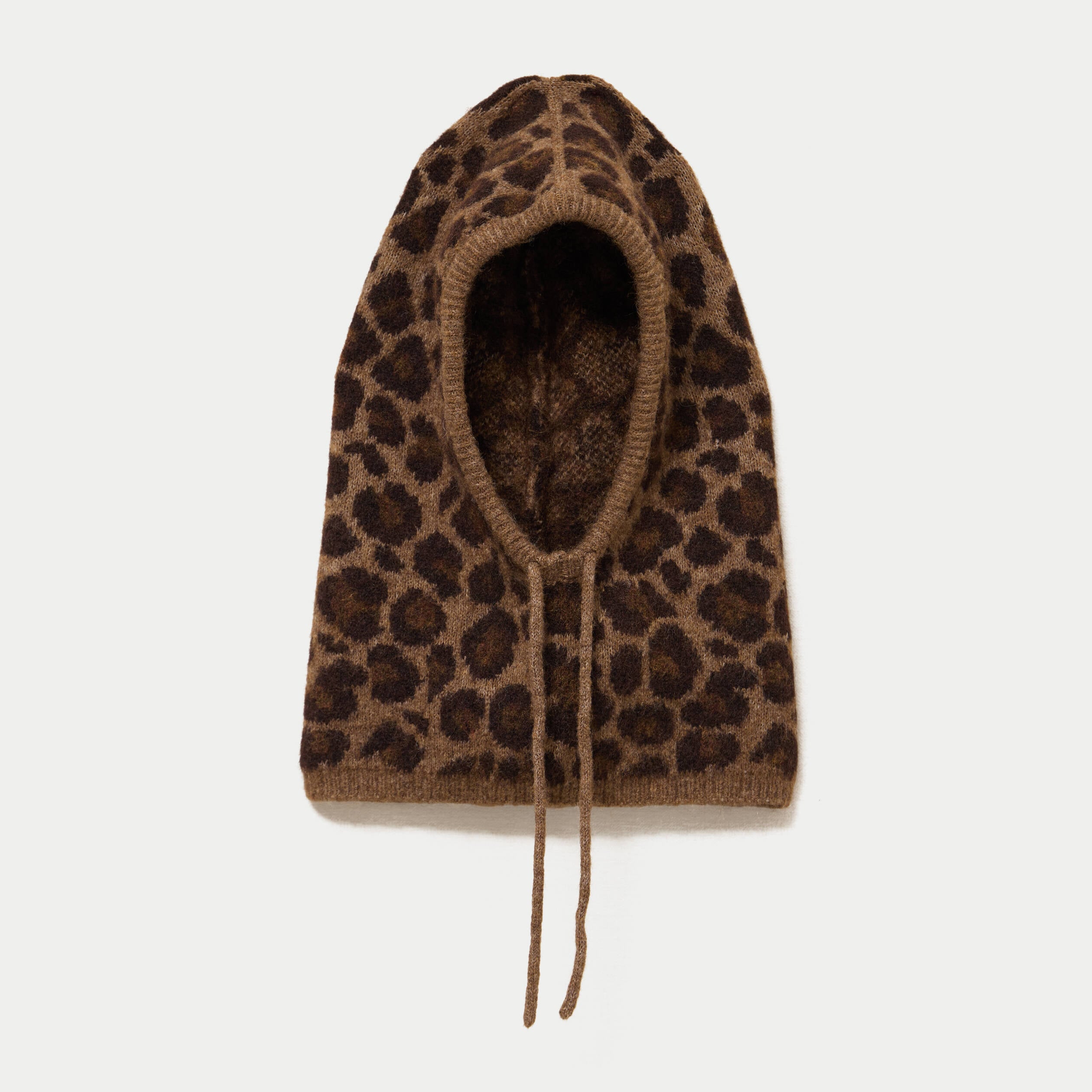 Cagoule marron fonc&eacute; femme
