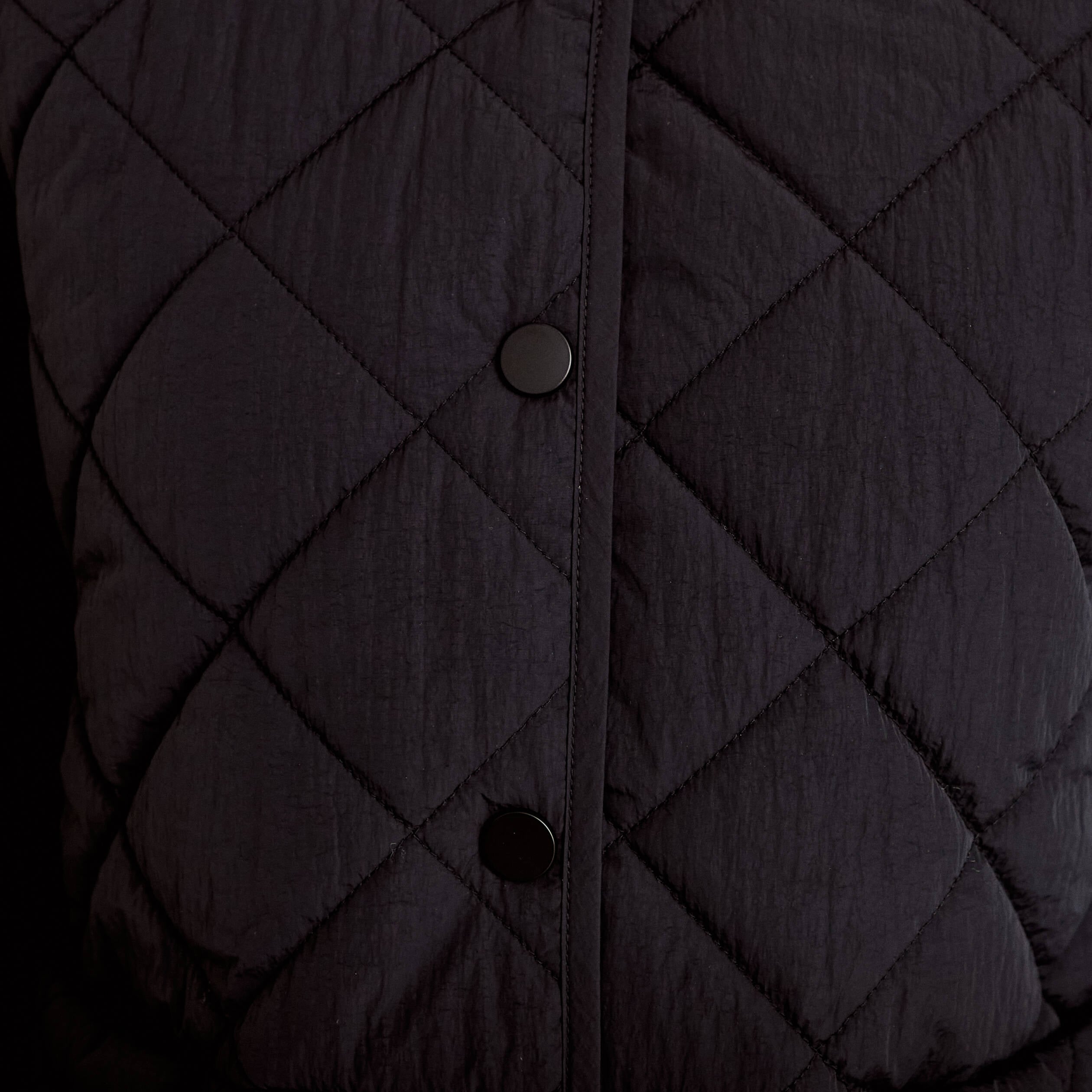 Veste matelass&eacute;e noir femme