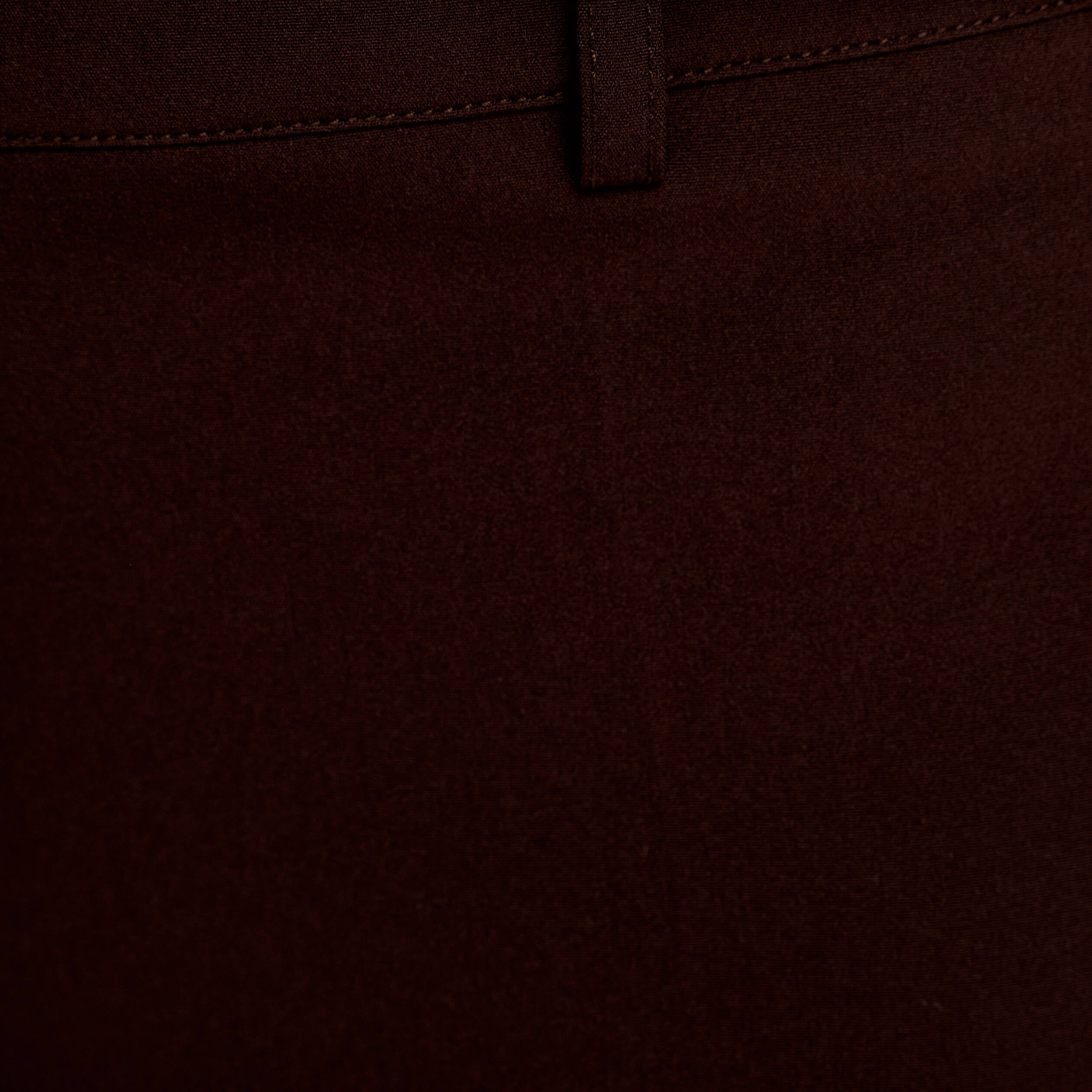 Pantalon flare marron fonc&eacute; femme
