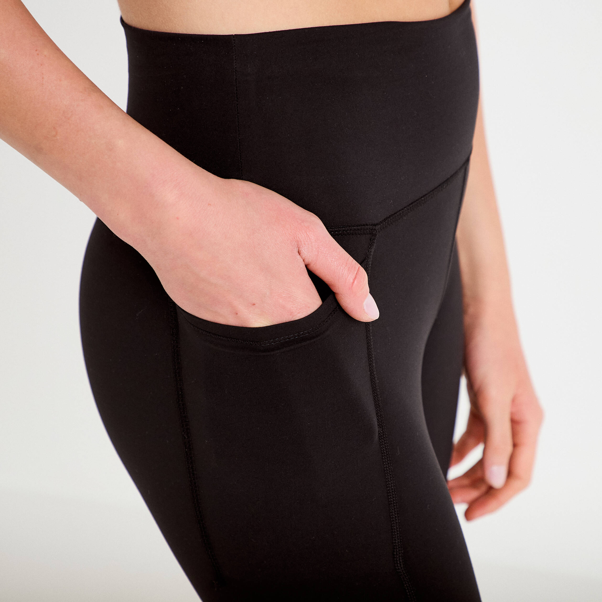 Legging taille haute noir femme