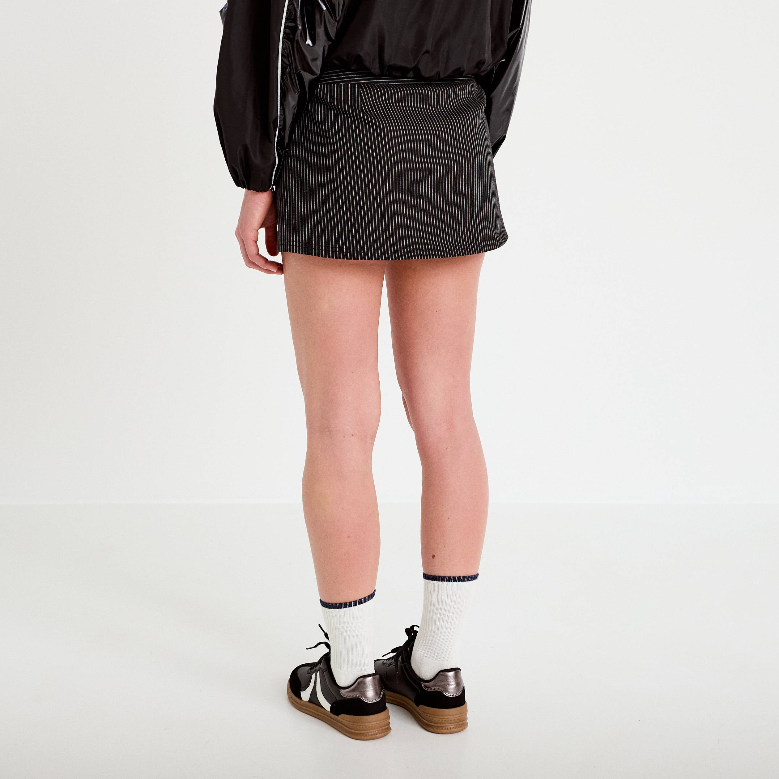 Jupe-short courte noir femme