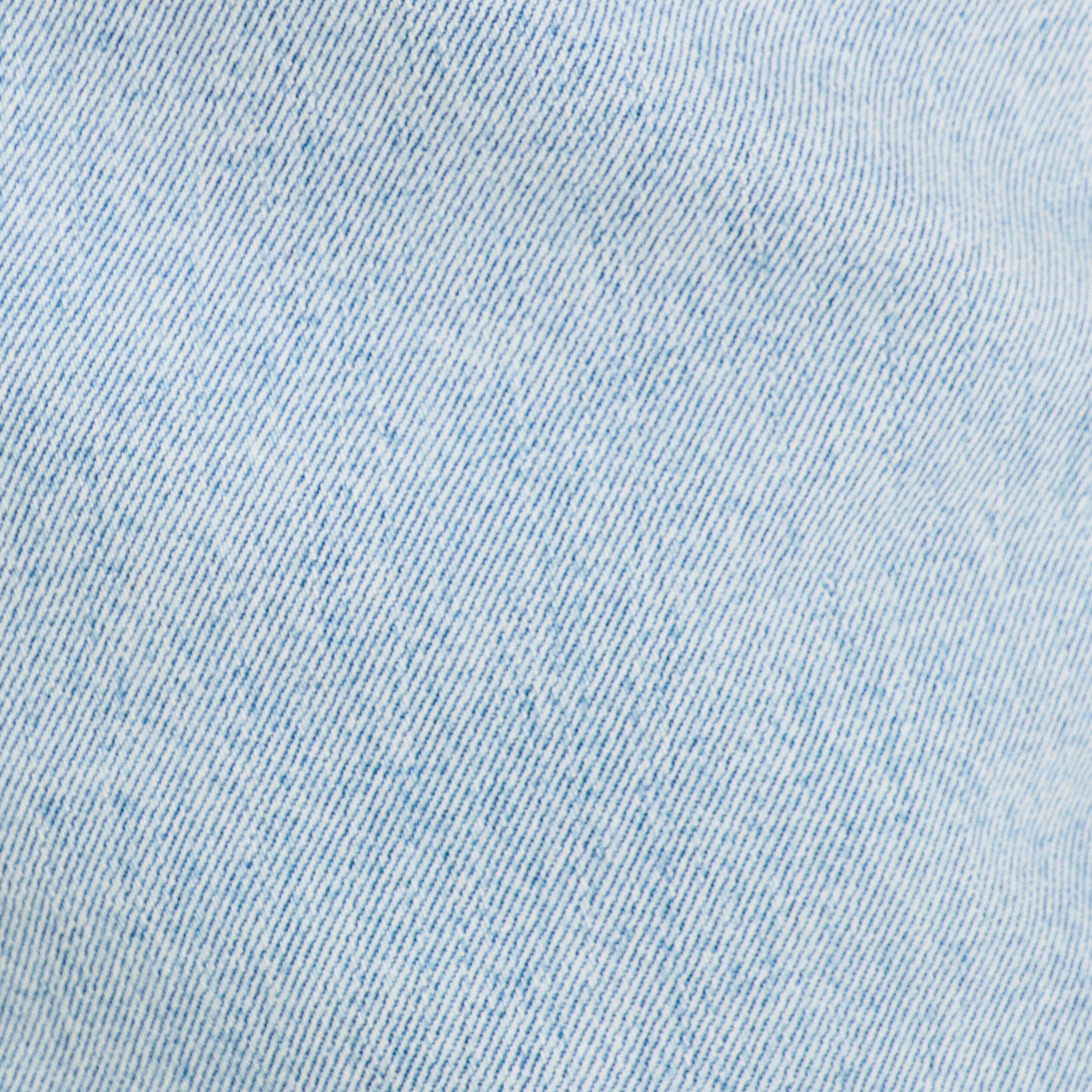 Short en jean d&eacute;tails dentelle denim bleach femme