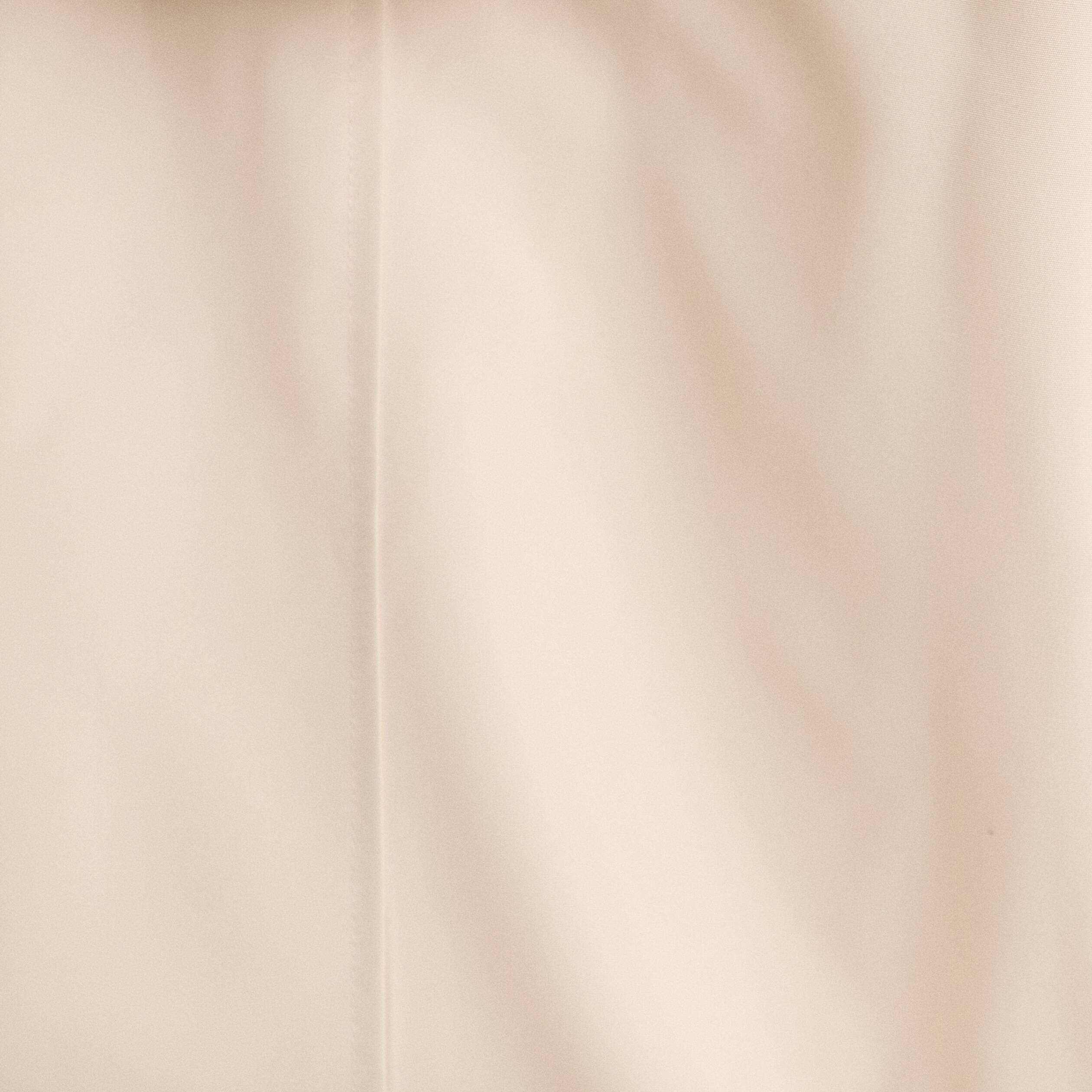Parka courte &agrave; capuche manches longues beige femme