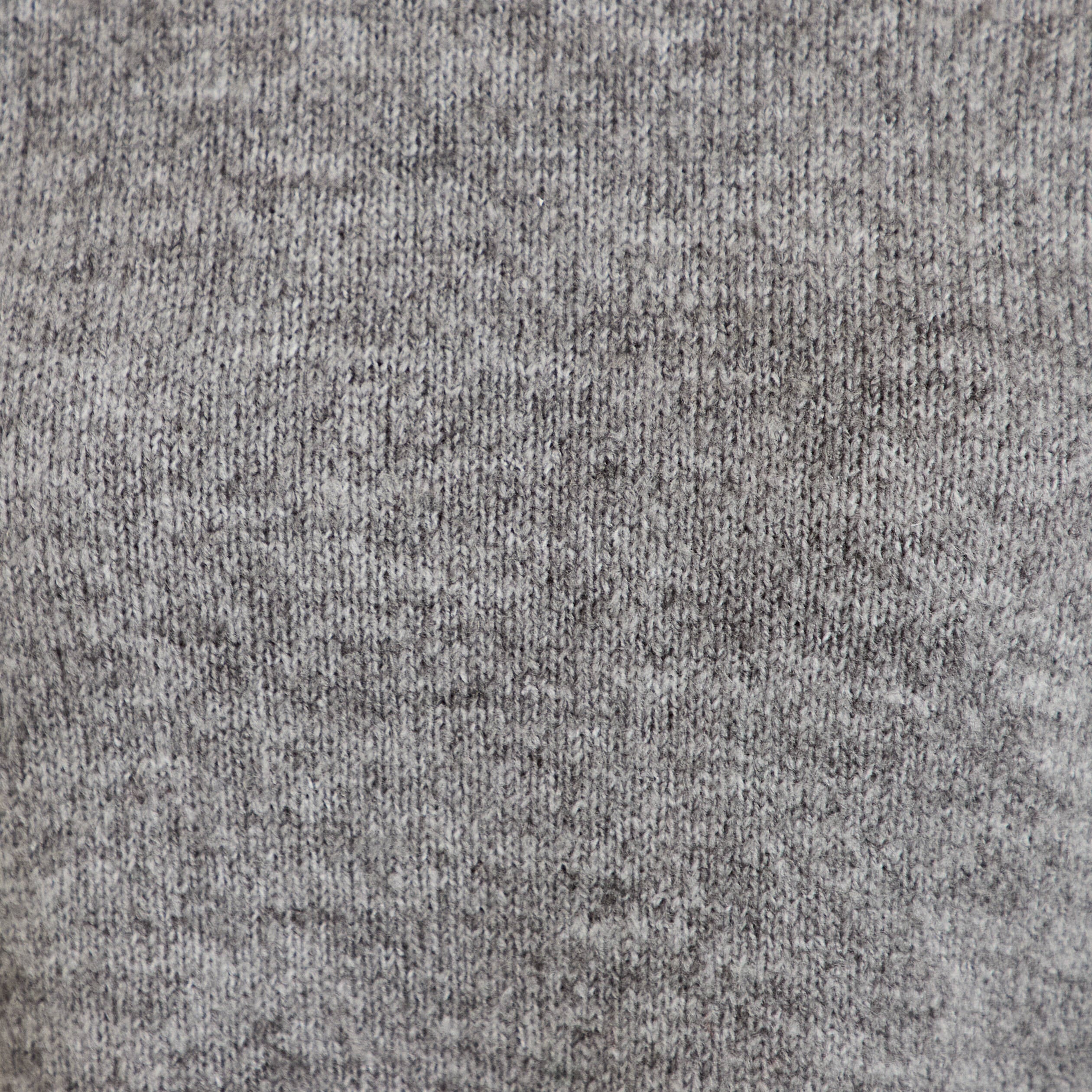 Pull col rond manches courtes gris clair femme